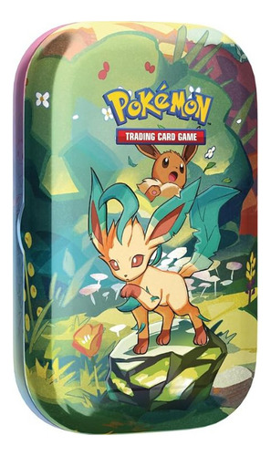 Pokémon Tcg Prismatic Evolution Mini Tin Master em inglês completo
