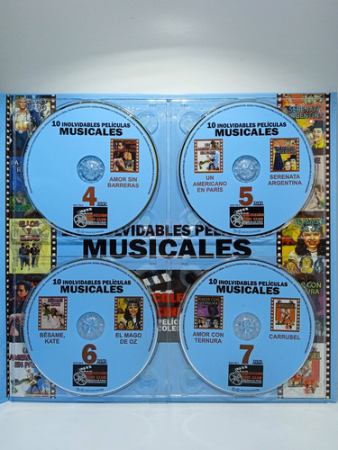 Imagen 4 de 6 de 10 Inolvidables Películas Musicales - Dvd - Colección Cine C