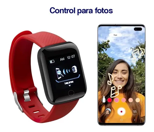 Reloj Inteligente Pulsera Deportiva Smart Band 116 Plus Color De