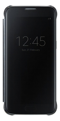 Funda Galaxy S7 S View Flip Cover Samsung 100% Original Negro