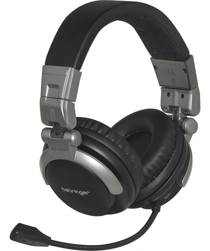 Auricular Behringer Bb 560m Con Micrófono Bluetooth Color Gris