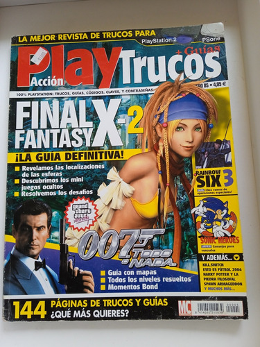 Revista Playtrucos Portada Final Fantasy X-2