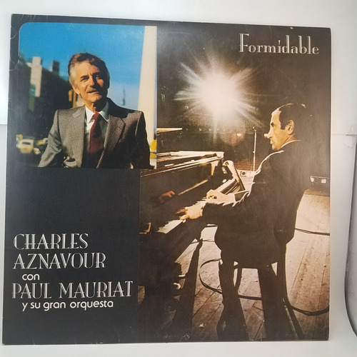 Charles Aznavour Con Paul Mauriat - Formidable - Vinilo Mb+