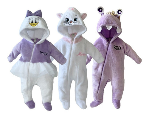 Kit 3 Mamelucos Disney Daysi, Marie, Booa Precio De 2