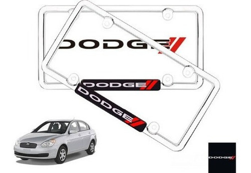 Par Porta Placas Dodge Attitude 1.4 2009 Original