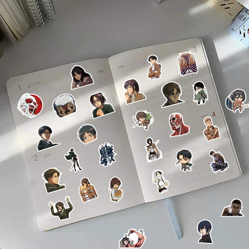 Pegatinas De Anime De Ataque A Los Titanes Para Niños Calco