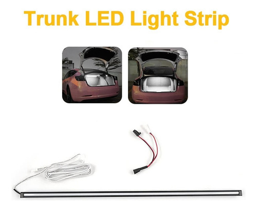 Barras De Luz Led Para Maletero Model 3 2019-2021 (blancas)
