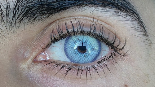 Imagen 4 de 9 de Urban Layer - Las Vegas Ash Blue Lentes De Contacto