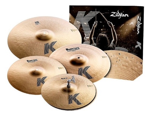 Set De Platillos Zildjian K Dark 14-16-18-20 Kp110 Cuota