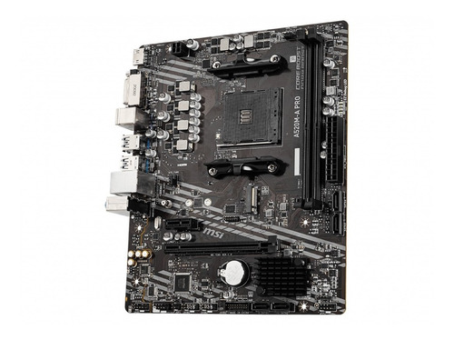 Imagen 3 de 10 de Motherboard Msi Am4 A520m-a Pro Box M-atx M.2 Hdmi Dvi
