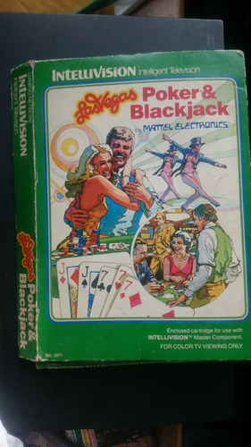 Las Vegas Poker & Blackjack Intellivision Mattel Electronics