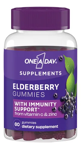 Complemente Una Gomita De Saúco Al Día Con Vitamina C Y Zinc