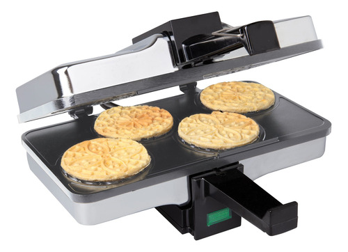 Piccolo Pizzelle Baker By Cucina Pro  100% Antiadheren.