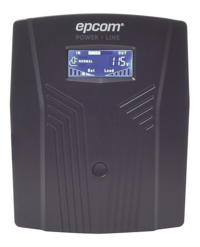 Imagen 1 de 4 de UPS regulador de voltaje Epcom EPU1500LCD 1500VA entrada y salida de 100V/110V/120V CA negro