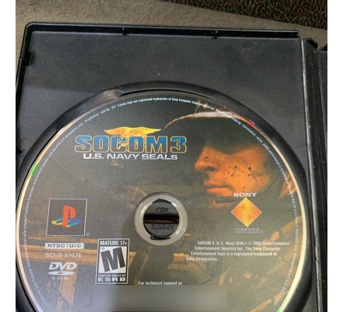Jogo Original De Playstation 2 Socom 3 (Usado)