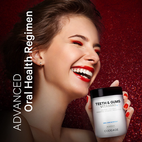 Codeage Vitaminas Para Dientes Y Encías + Probióticos Oral