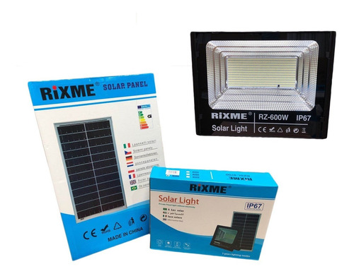 Foco Led Panel Solar 600w Ip67