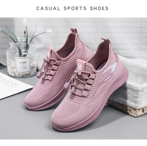 Zapatillas Deportivas Informales Transpirables Para Mujer