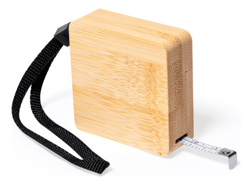 Flexómetro Cuadrado De Bambú