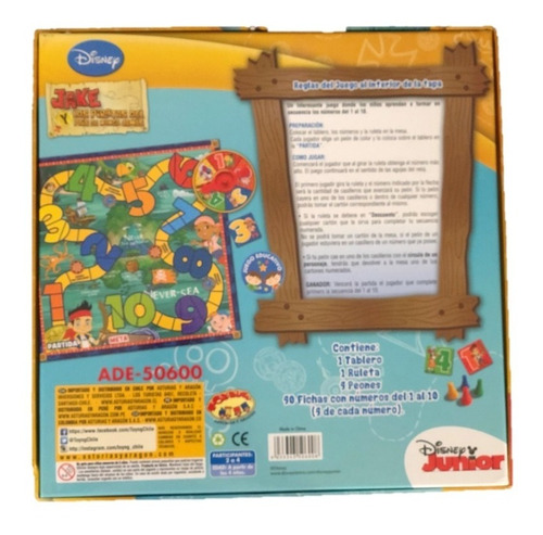 Disney Jake Y Los Piratas Jugando Con Números - Open Box