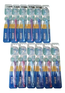 12 Cepillos Oral B Indicator 35 Suave Uso Diario Pro Salud