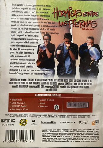 Hormigas Entre Las Piernas / Ants In The Pants Pelicula Dvd (Usado)