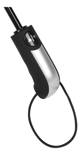 Paraguas Portátil Plegable Automático De Acero Negro Con Die