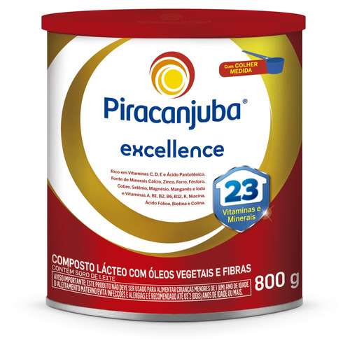 Composto Lácteo Piracanjuba Excellence Lata 800g
