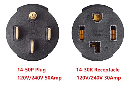 Onetak Nema 14-50p A 14-30r Compact 120 V/240 V, 50 Amperio
