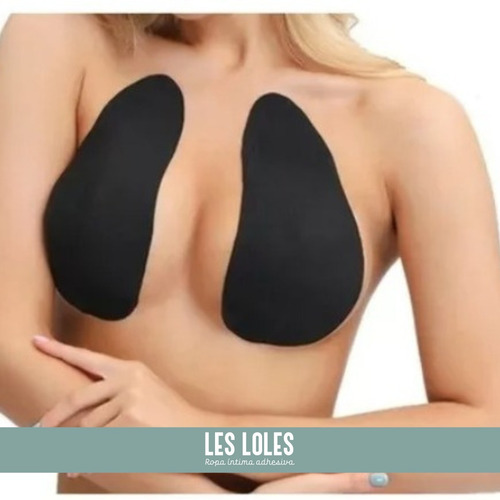Imagen 4 de 7 de Corpiño Adhesivo Gota Resist Al Agua + Pezoneras Les Loles