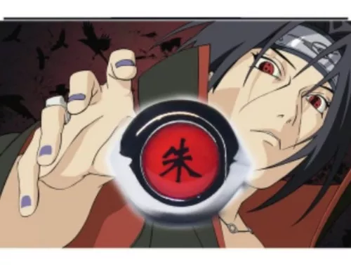 Anel Membro da Akatsuki Anime Naruto Regulável - Melany - Anel