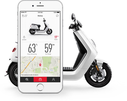 Imagen 4 de 5 de Moto Eléctrica Niu Nqi Sport - Negro