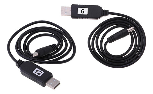 Dc 5v A Dc 9v 12v Cable Convertidor De De Voltaje Usb Con