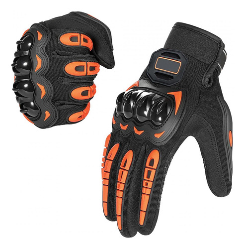 2 Uds Guantes De Guantes De Exterior Con Pantalla Naranja Xl