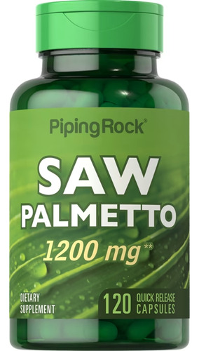 Saw Palmetto 1200mg X 120 Capsulas - Piping Rock Usa