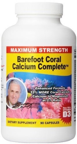 Barefoot Coral Calcium Complete 1500 Mg, 90 Cpsulas, Supleme