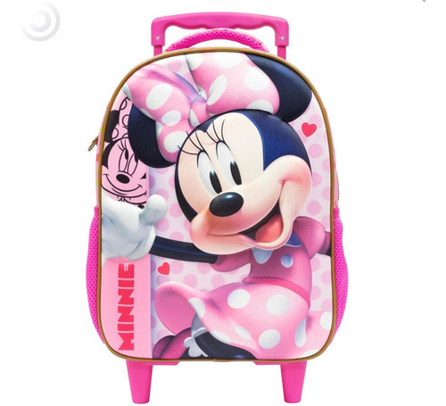 Mala Grande Escolar Infantil Disney Bolsa Feminina