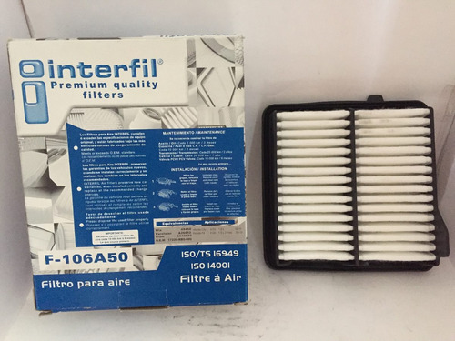 Filtro De Aire Interfil Honda City 1.5 2011 Envio Gratis