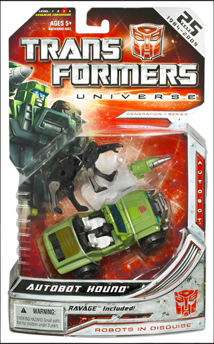 Transformers Universe Autobot Hound 25th Anniversary G1