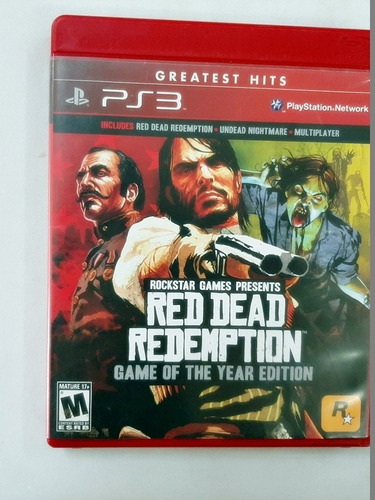 Red Dead Redemption Game Of The Year Edition Físico Ps3  