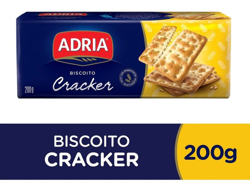 Biscoito Cracker Original Adria 200 Grs