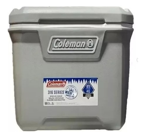 Hielera Coleman Con Ruedas 60 Qts 94 Latas Msi