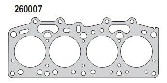 Junta Tapa Cilindro Fiat147/uno 1.3 Diesel 2mm