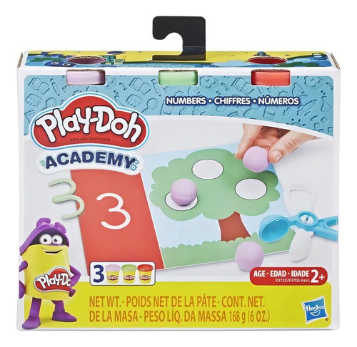 Massa De Modelar - 168g - Play-doh - Academy - Números