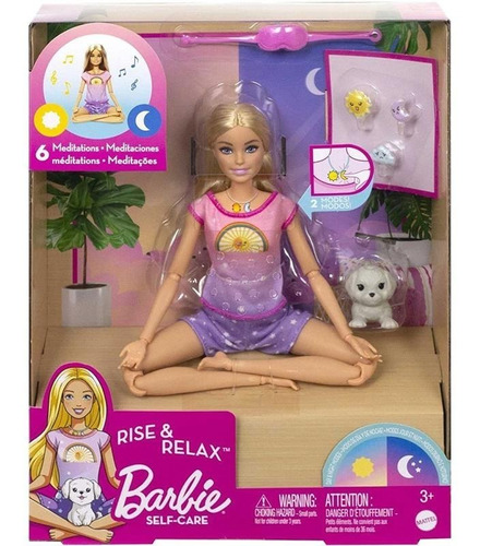 Barbie Yoga Breth With Me Medita Comigo Mattel