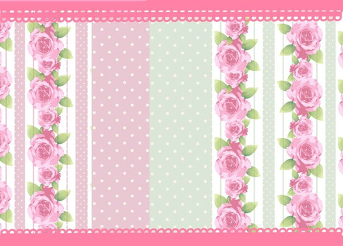 Pack 10 Papeles Digitales Rosas Roses Shabby Chic Style