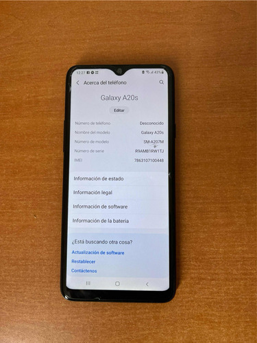Celular Samsung Galaxy A20s