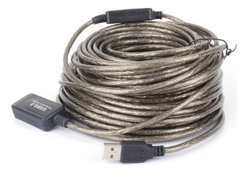 Cable Usb Integrado De 20 M 2.0 Tipo A A Extensión Hembra