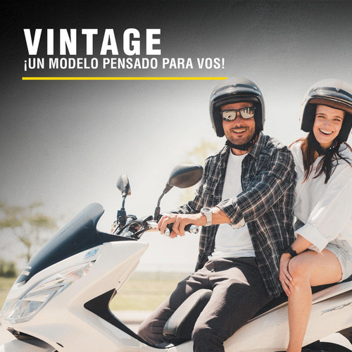 Casco Moto Abierto Vértigo Vintage Edición Especial. Tienda