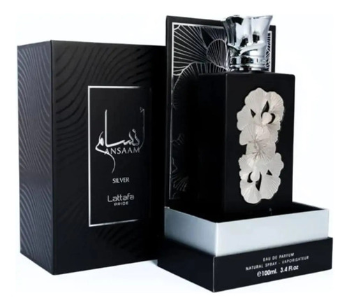 Perfume Árabe Ansaam Silver Lattafa Edp 100ml